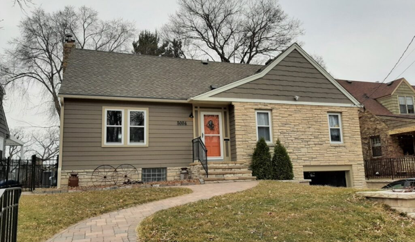 a split-level home