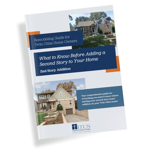 Second story addition ebook cover with drop shadow